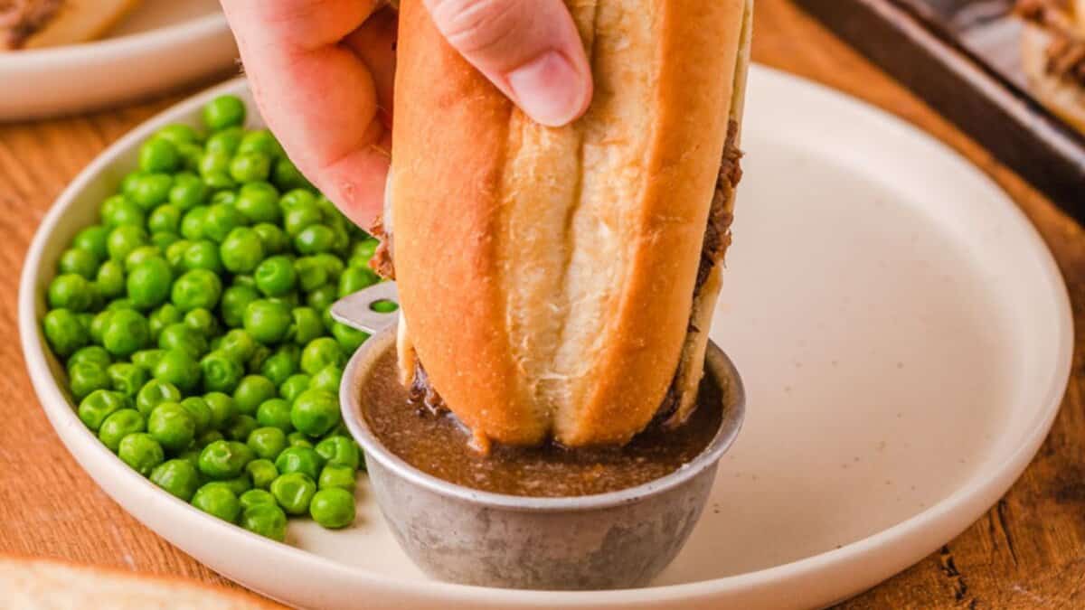 French Dip Sandwiches.