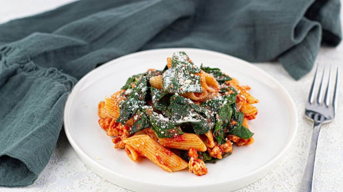 Ground Turkey Pasta.