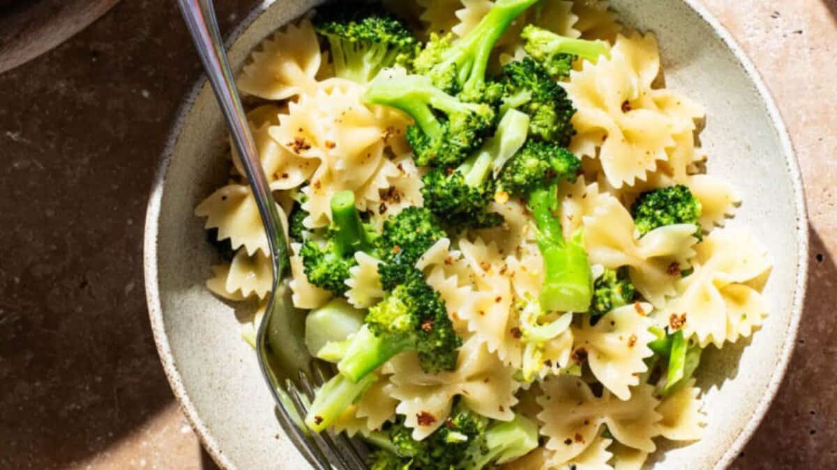 Lemon Broccoli Pasta.
