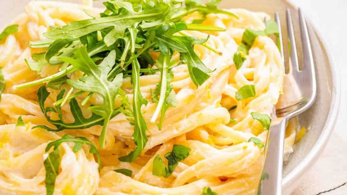 One Pot Lemon Ricotta Pasta.