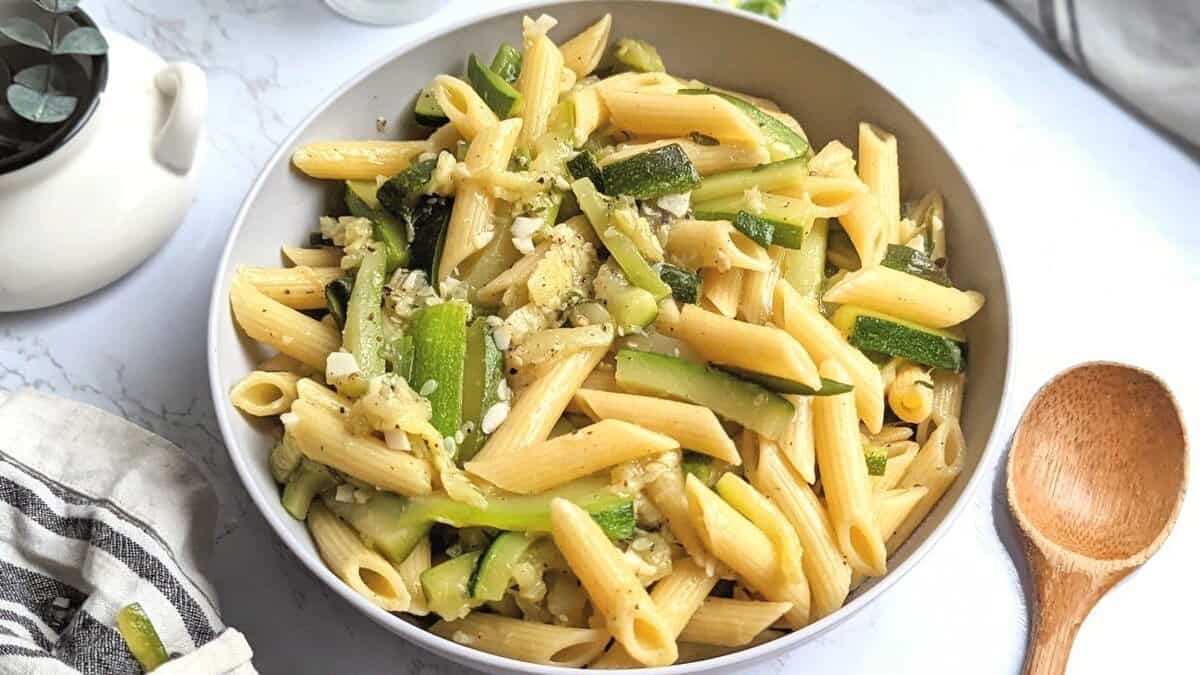 Penne with Zucchini.