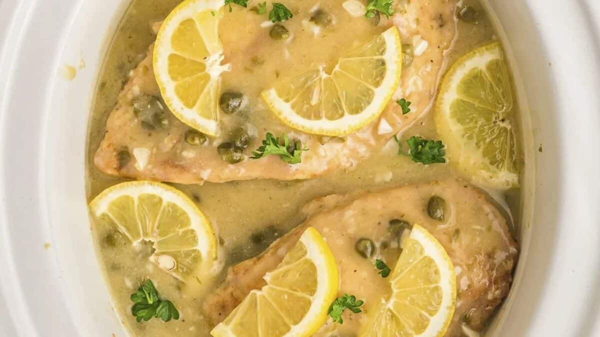 Chicken piccata.