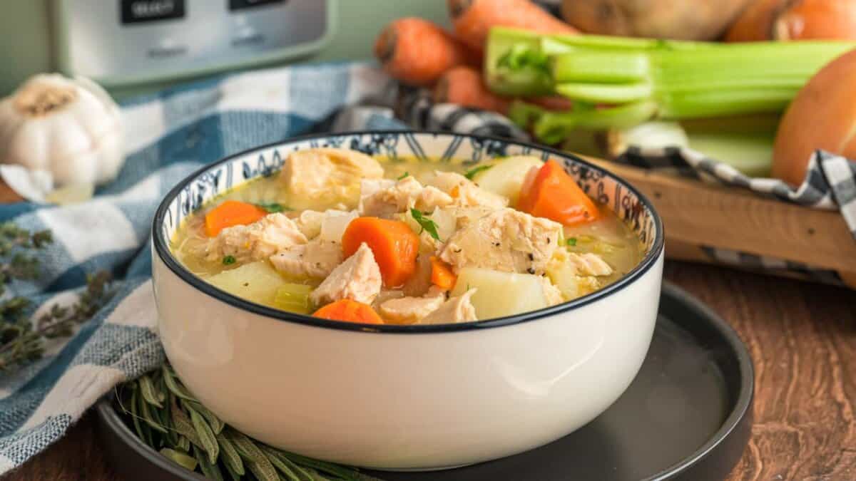 Slow Cooker Chicken Stew.