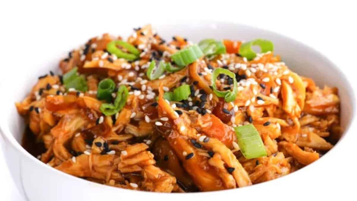 Slow Cooker Honey Garlic Chicken.