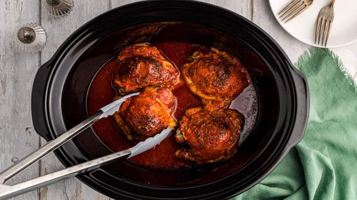 Slow Cooker Hot Chicken.