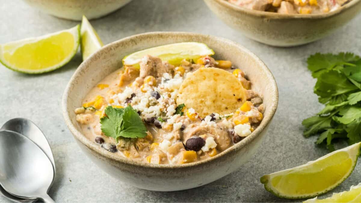 Slow Cooker Street Corn Chicken.