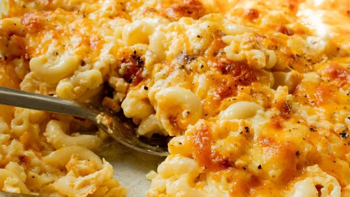 Southern Baked Mac and Cheese.