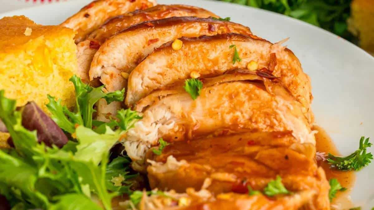 Sweet Baby Rays Crockpot Chicken.