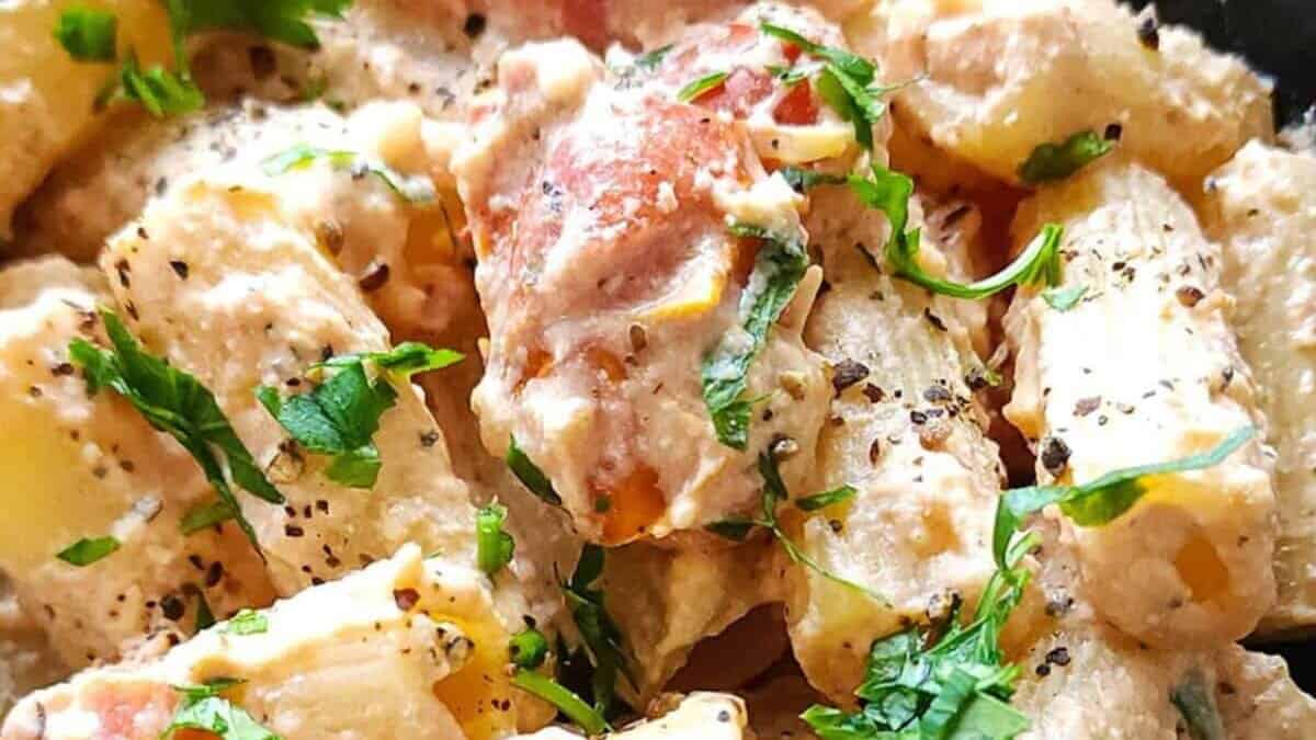 Tomato and Ricotta Pasta.