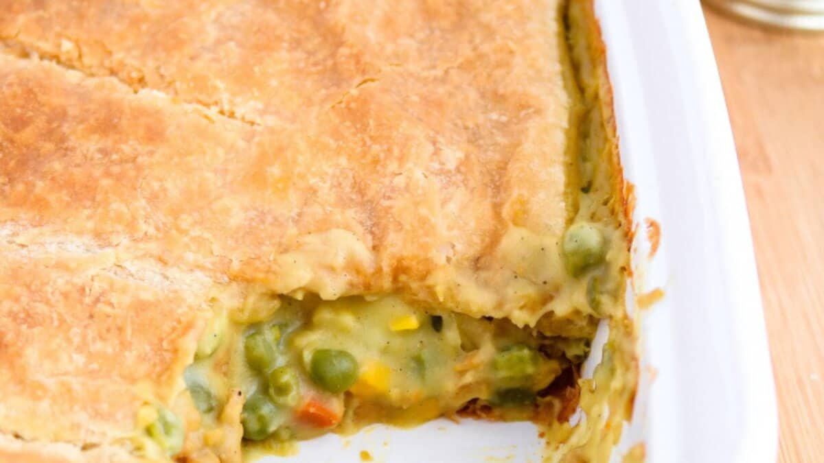 Vegan Pot Pie Casserole.