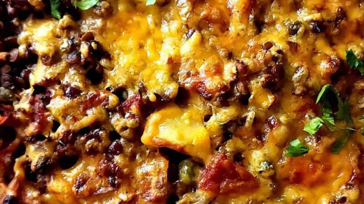 Vegetarian Lentil Casserole. 