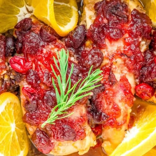 Cranberry chicken.