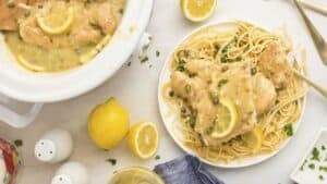 Chicken piccata.
