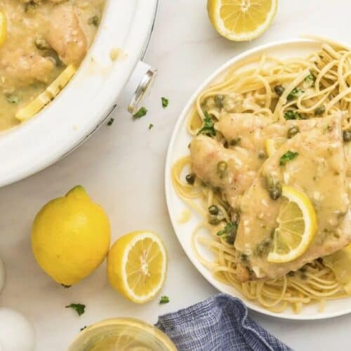 Chicken piccata.