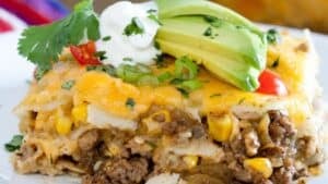 Enchilada casserole.