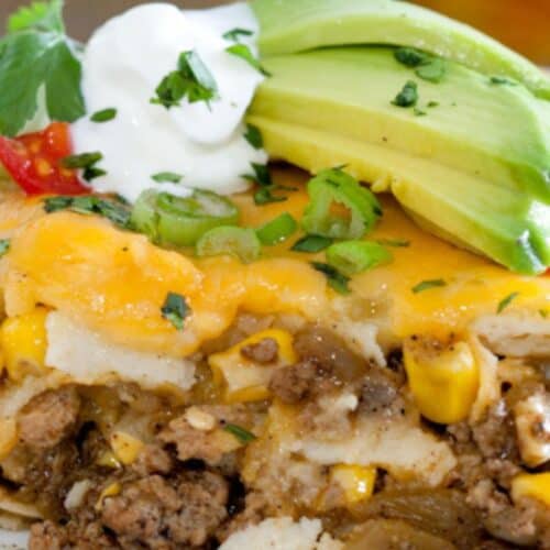 Enchilada casserole.