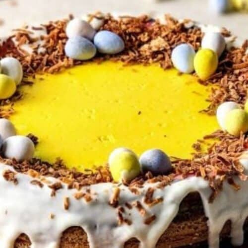 Easter cheesecake.