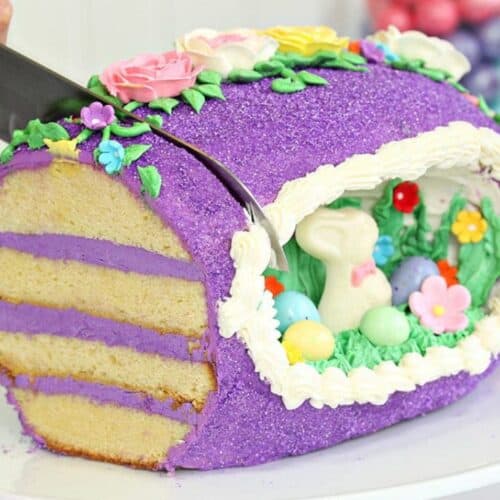 Sugar easter egg cake.