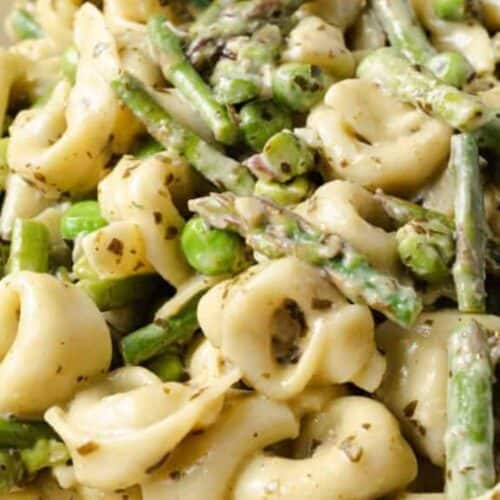 Pesto tortellini.