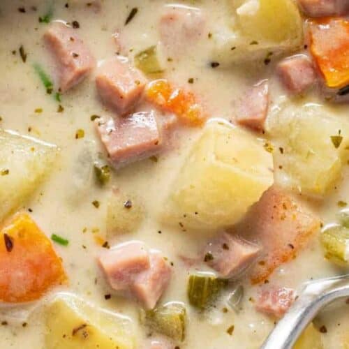 Ham and potato soup.