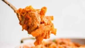 Meatball casserole.