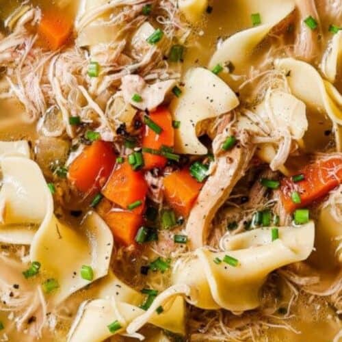 Chicken noodle soup.