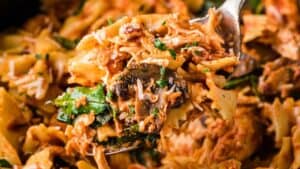 Chicken bacon pasta.
