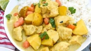Chicken curry.