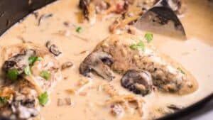 Chicken marsala.