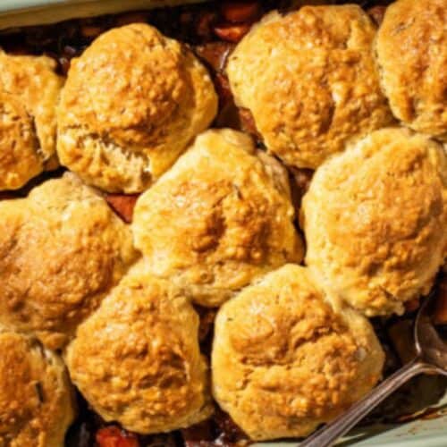 Vegetarian pot pie.