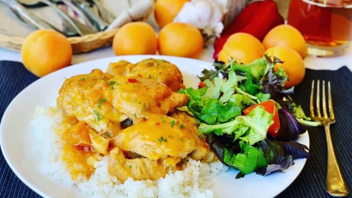 Apricot Chicken Slow Cooker.
