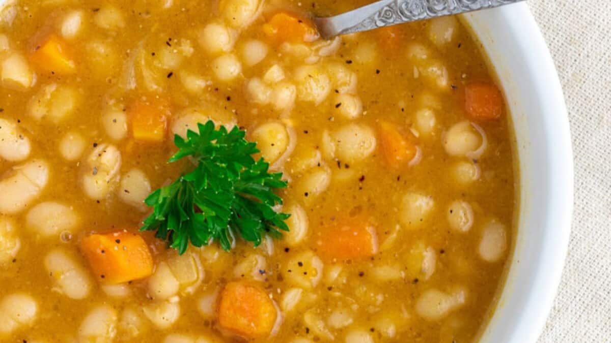 Bean with Bacon Soup – Instant Pot Campbell’s Copycat.