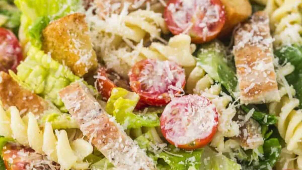 Caesar Pasta Salad.