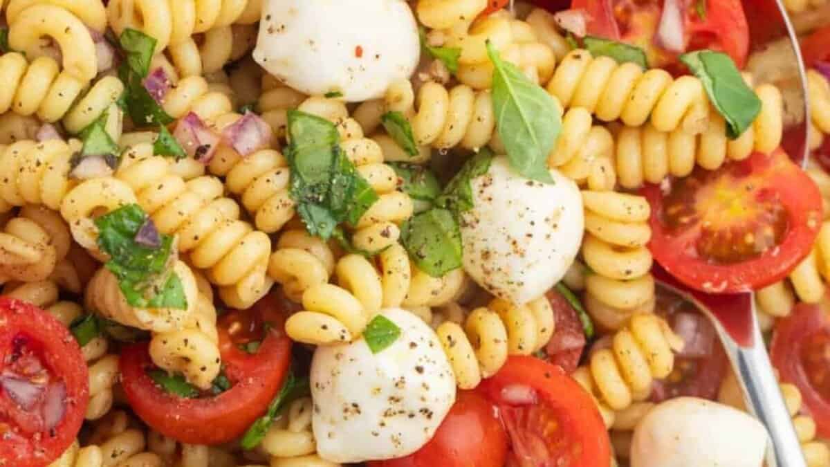 Caprese Pasta Salad.