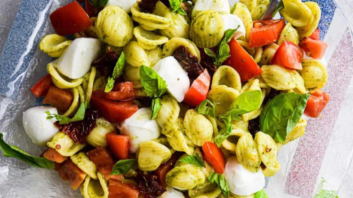 Caprese Pasta Salad.