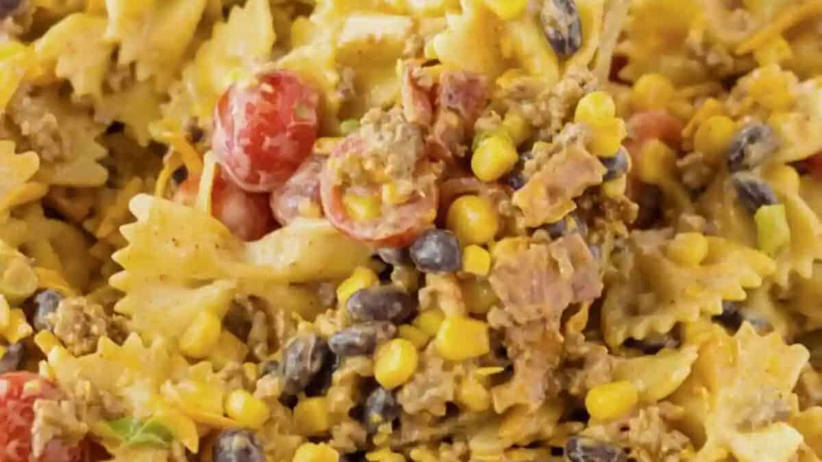 Cowboy Pasta Salad.