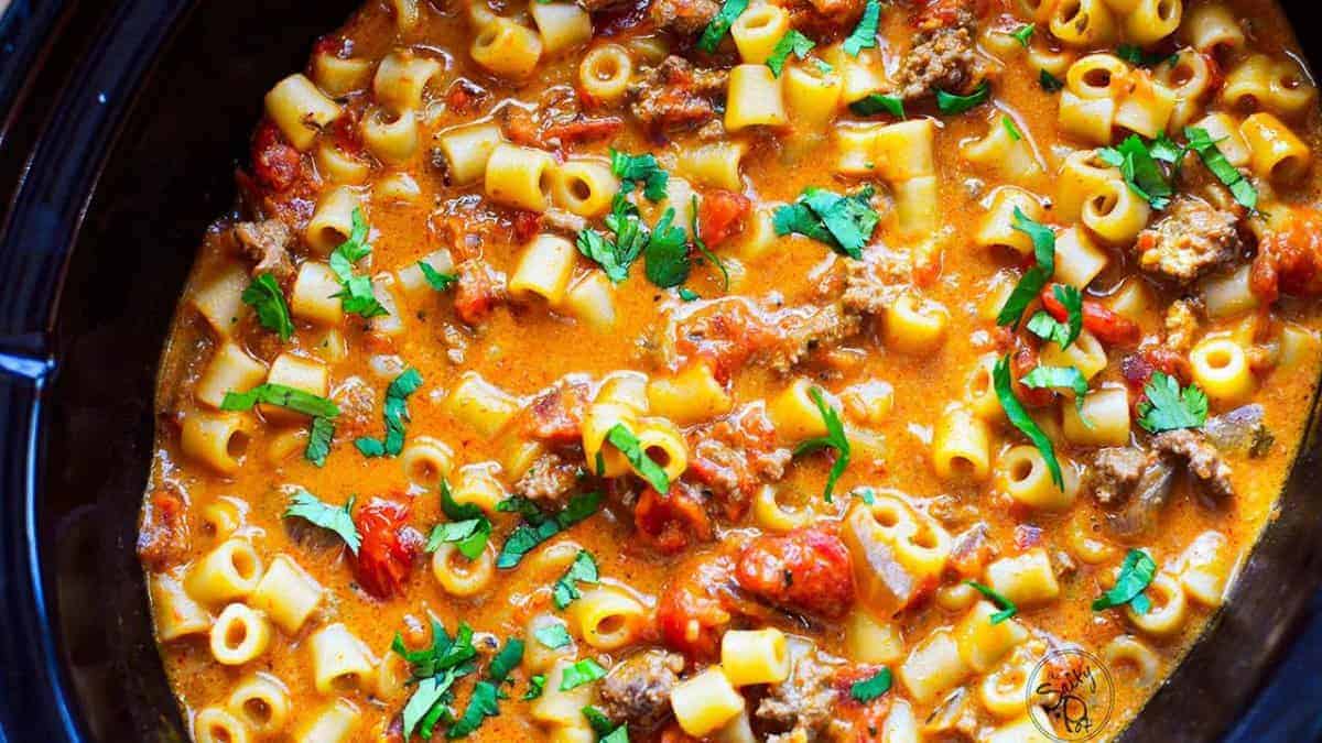 Taco pasta.