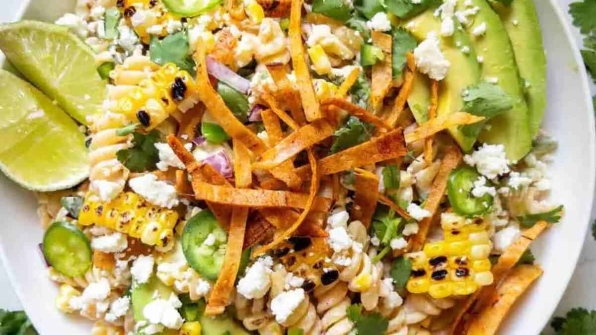 Elote Pasta Salad.
