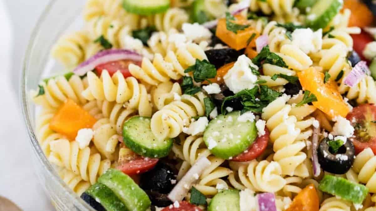 Greek Pasta Salad.