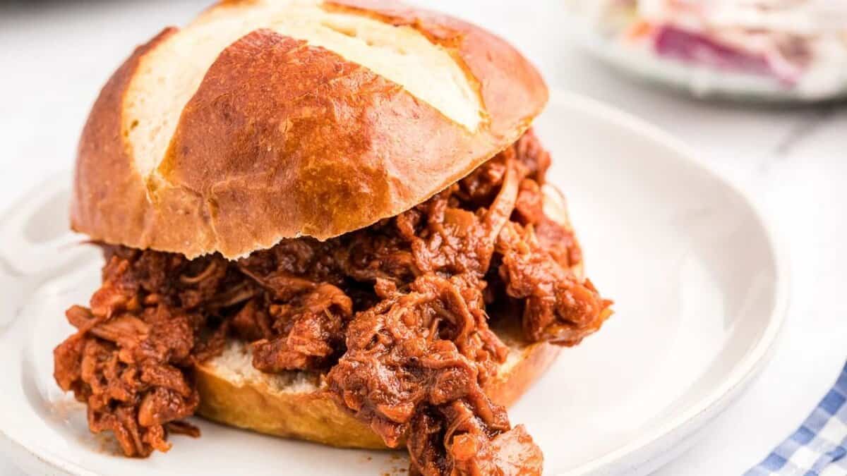 Jackfruit “Pulled Pork” Sandwiches.