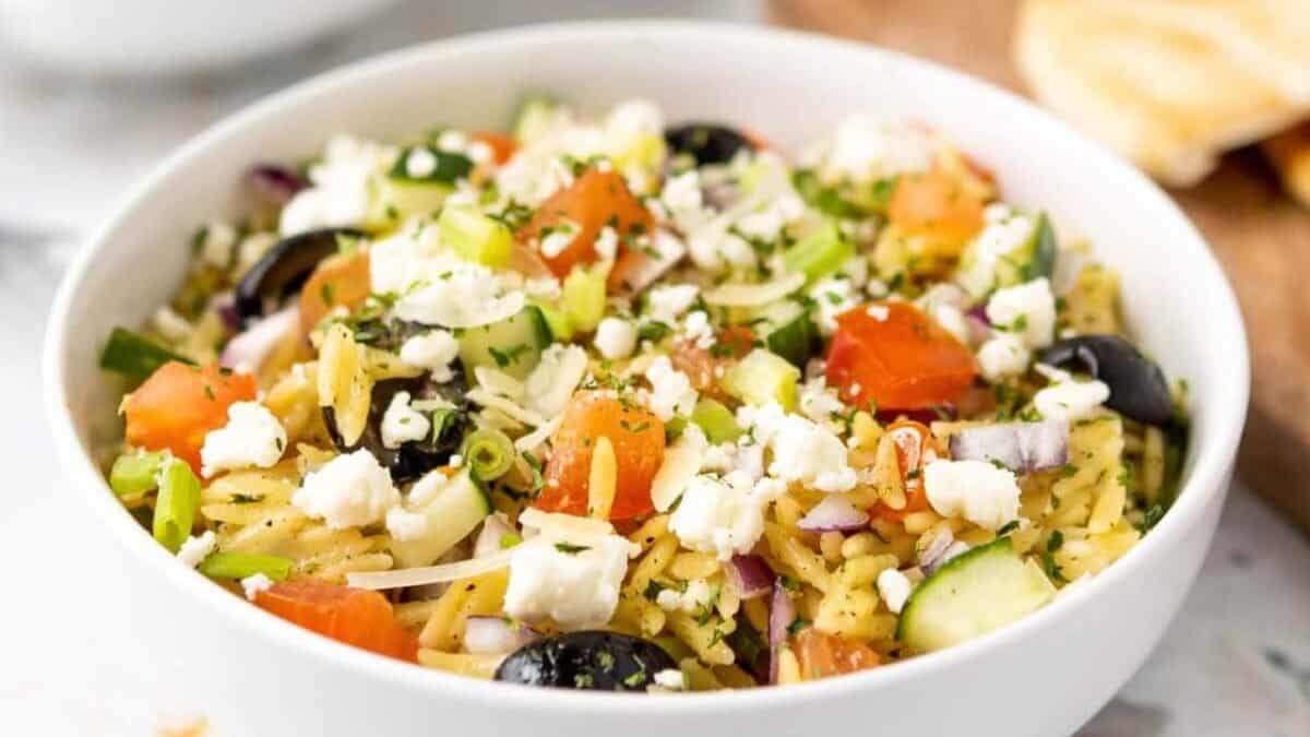 Lemon Orzo Salad.