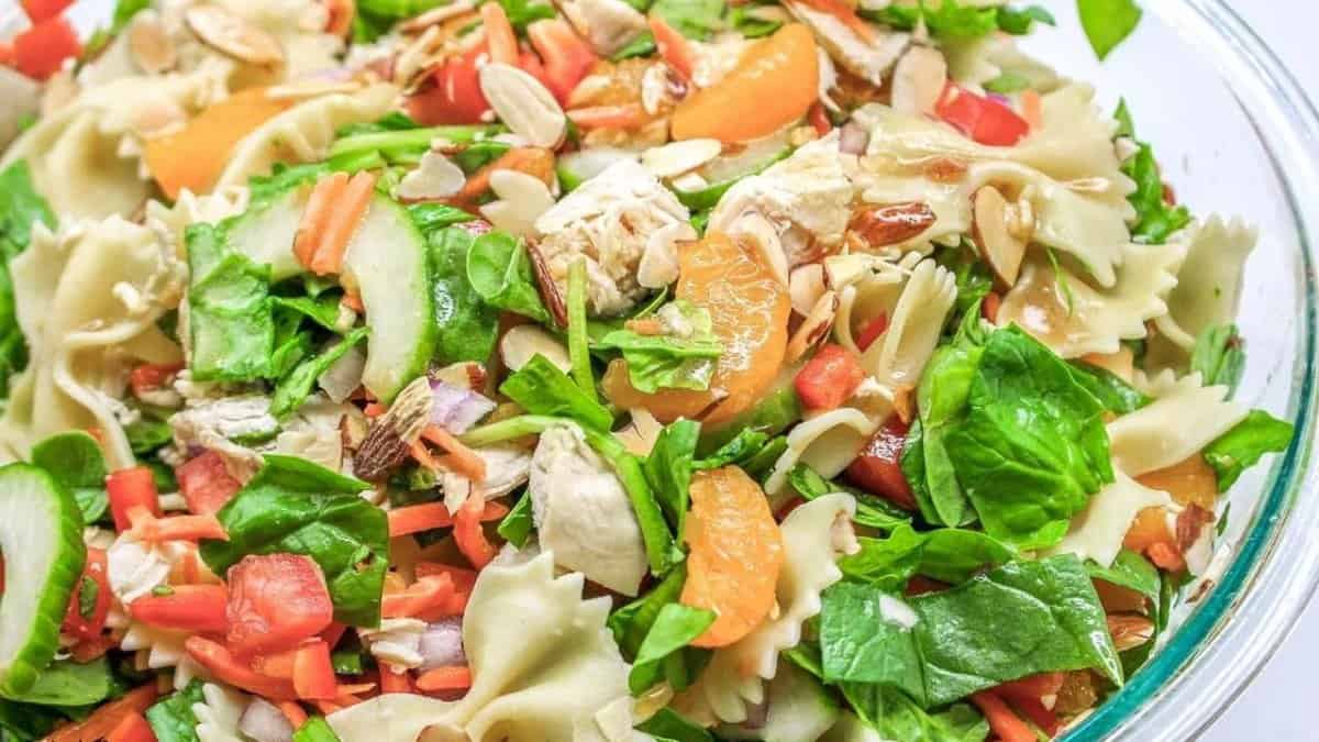 Mandarin Chicken Pasta Salad.