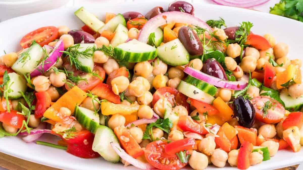 Mediterranean Chickpea Salad.