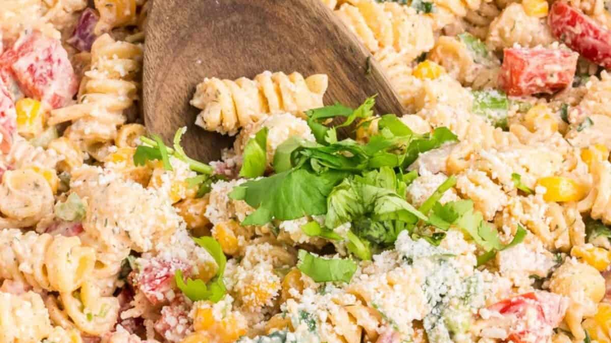 Mexican Street Corn Pasta Salad.