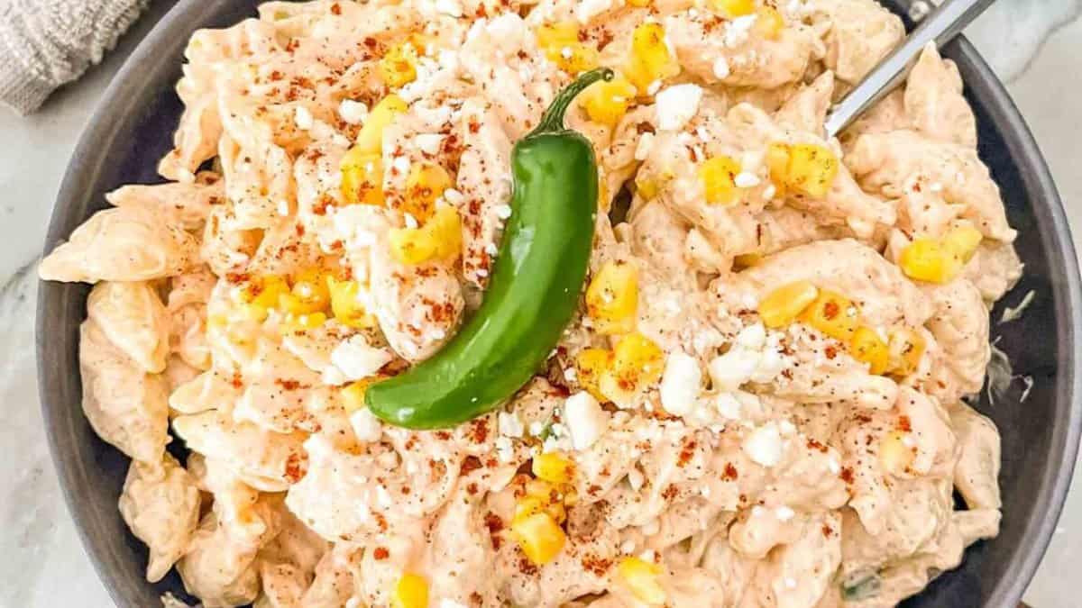 Mexican Street Corn Pasta Salad.
