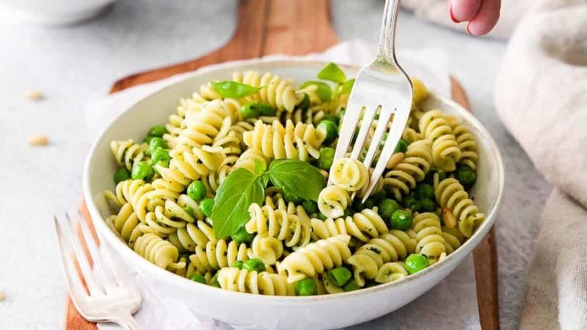 Pasta with Peas.