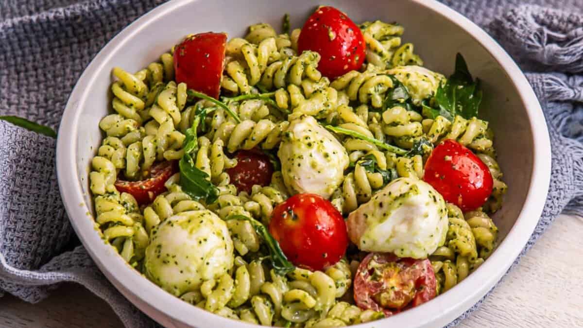 Pesto Pasta Salad.