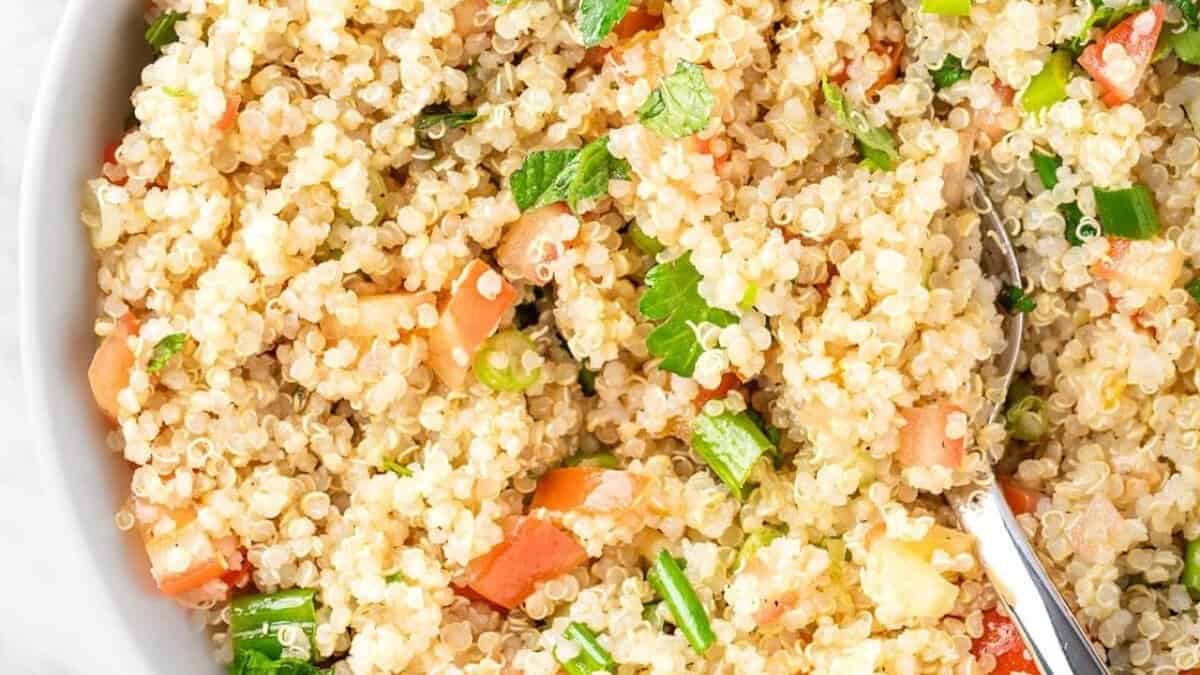 Quinoa Tabbouleh Salad.