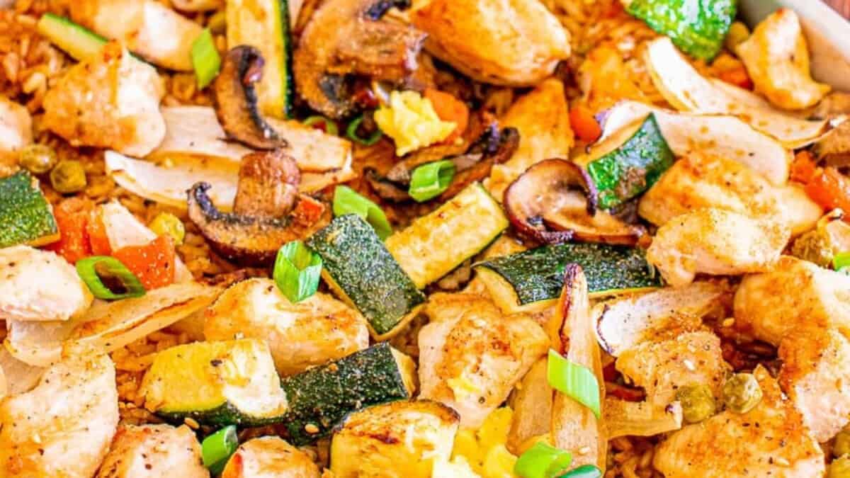 Sheet Pan Chicken Hibachi.