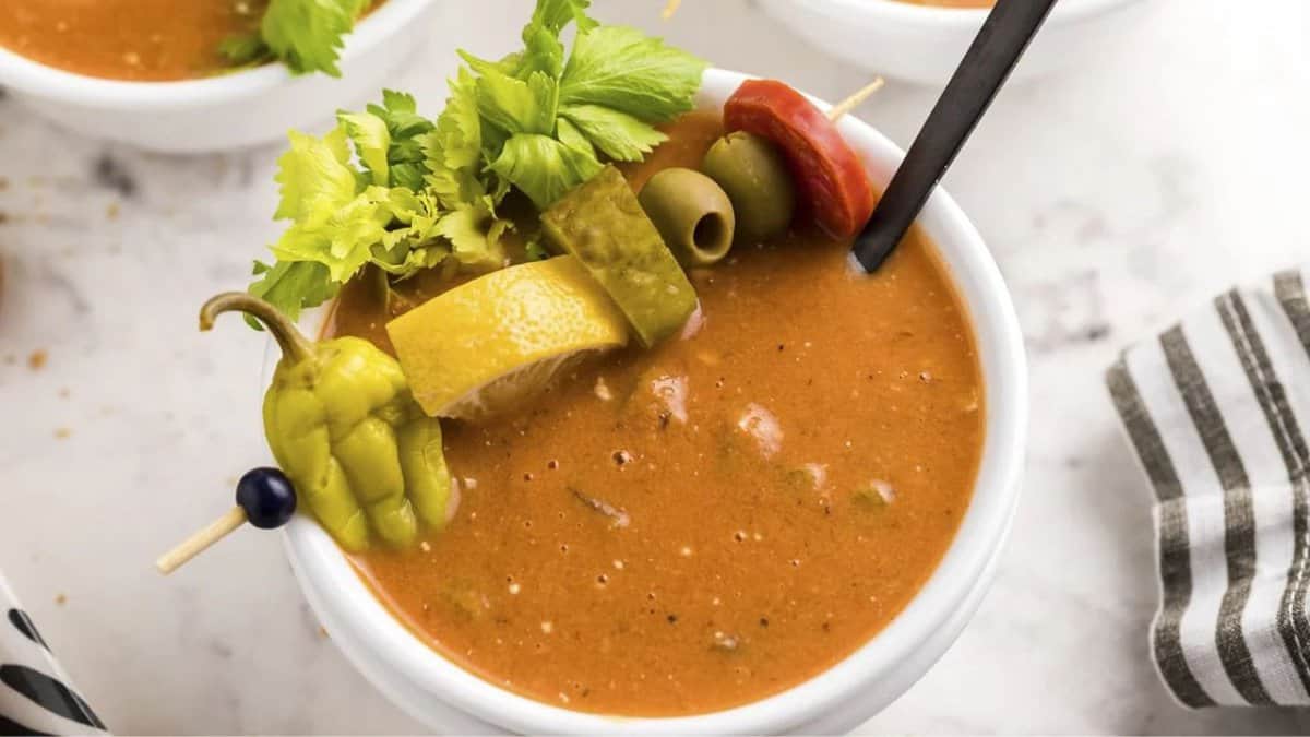Slow Cooker Bloody Mary Soup.